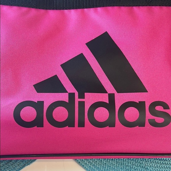 NWT Adidas Pink and Black Women's Duffle Gym Bag - Picture 4 of 17